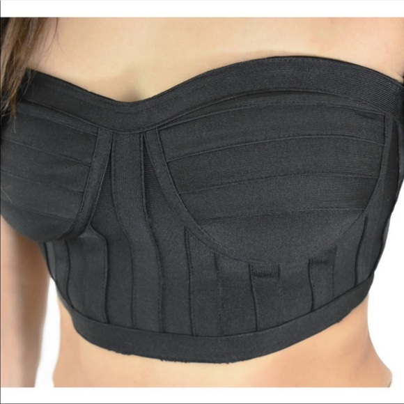 2 Piece Set - Bandage Skirt & Bandage Bustier - Picture 4 of 5